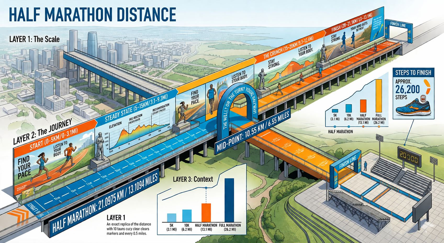 half marathon distance