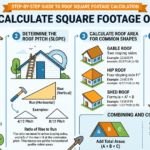 how to calculate square footage of a roof