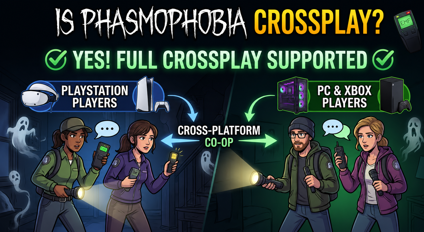 Is Phasmophobia Crossplay