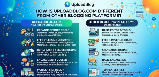 how is uploadblog.com different from other blogging platforms?