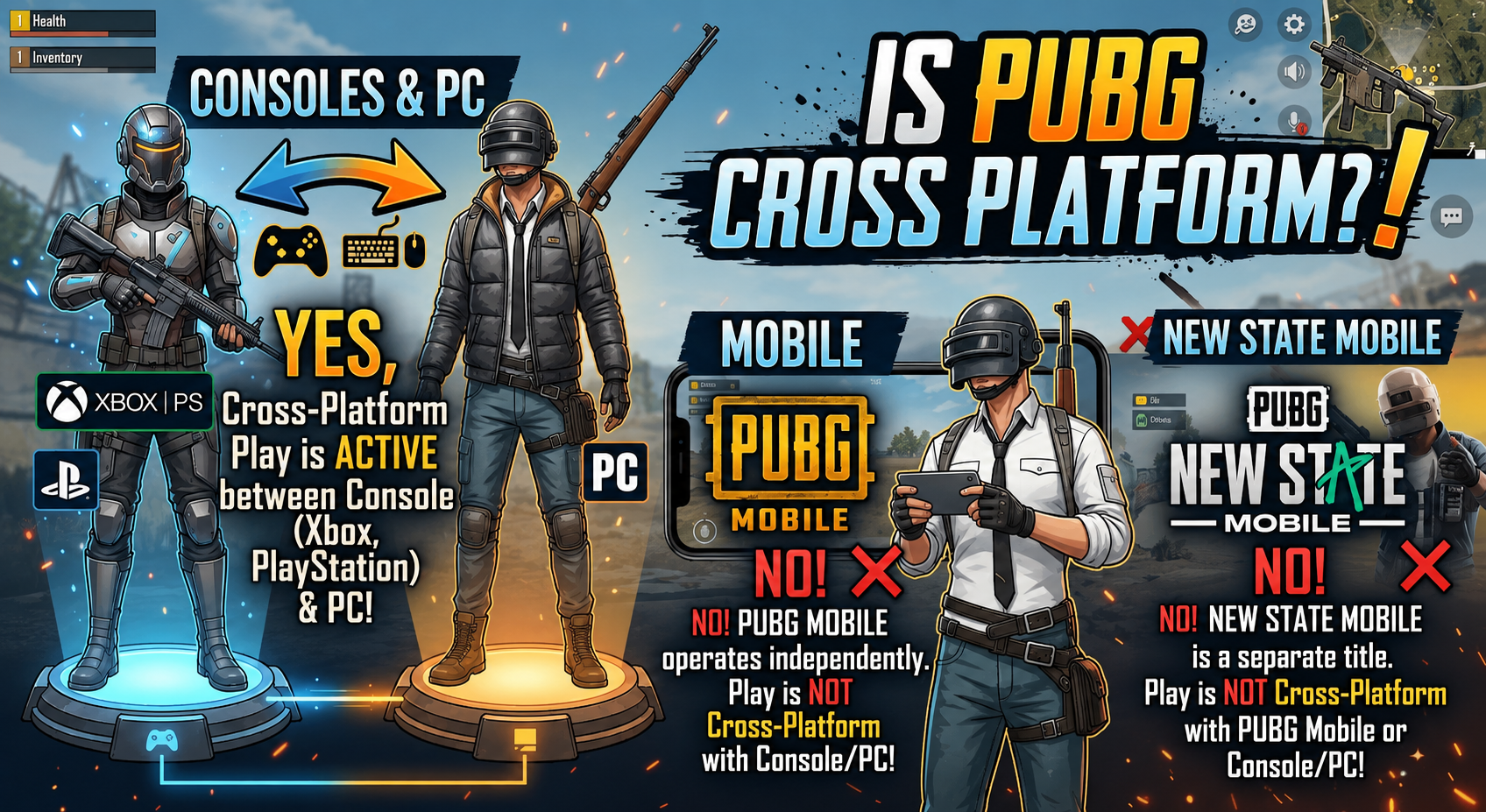 is pubg cross platform