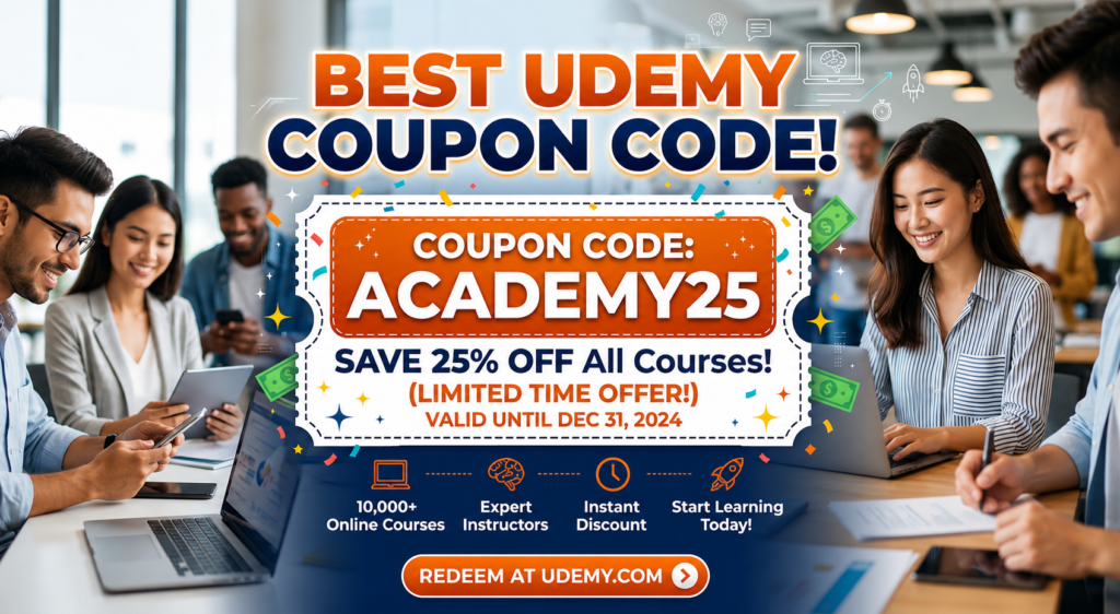udemy coupon code