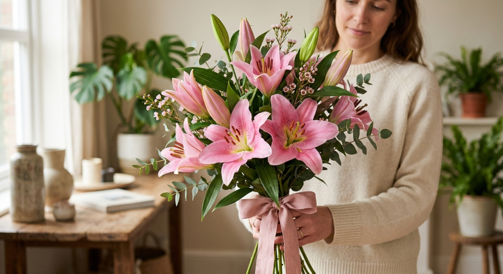 Pink Lily Bouquet
