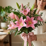 Pink Lily Bouquet