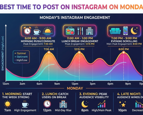 best time to post on instagram on monday