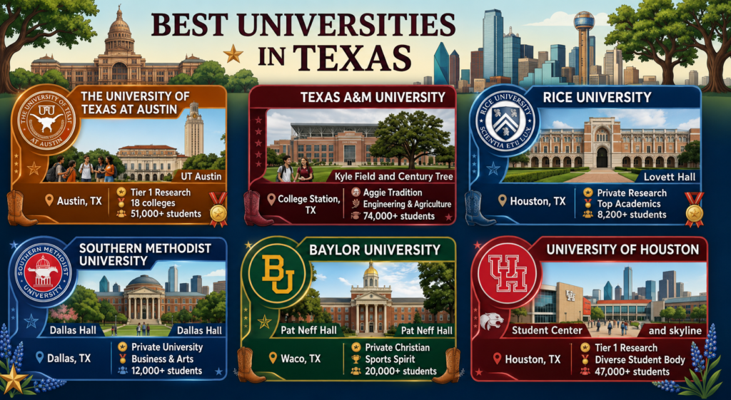 best universities in texas