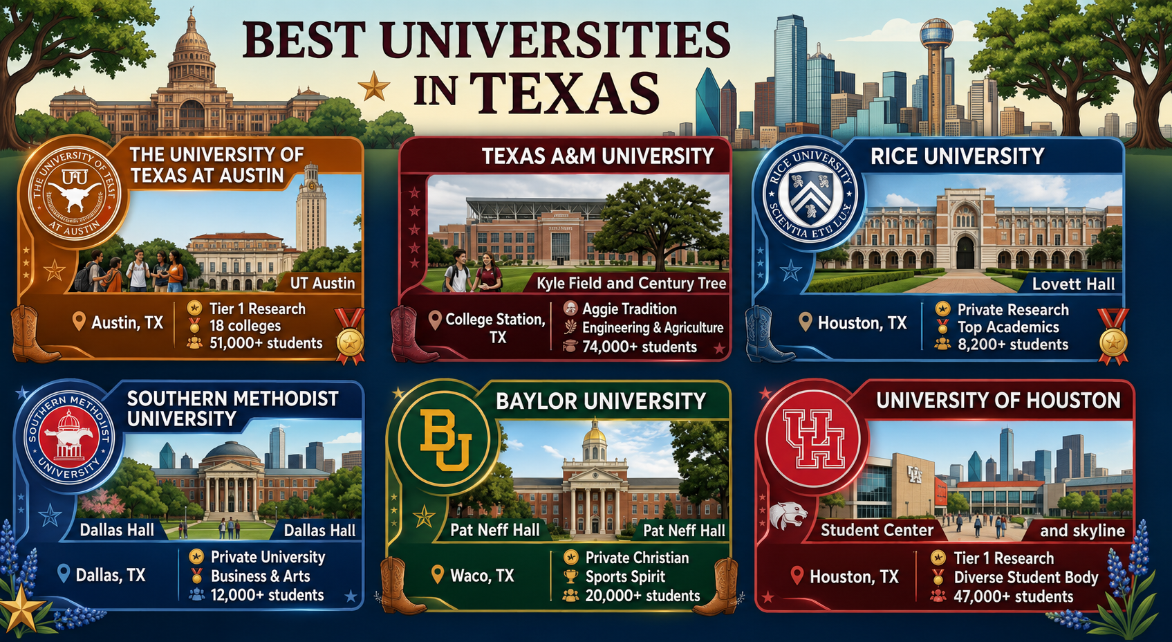 best universities in texas