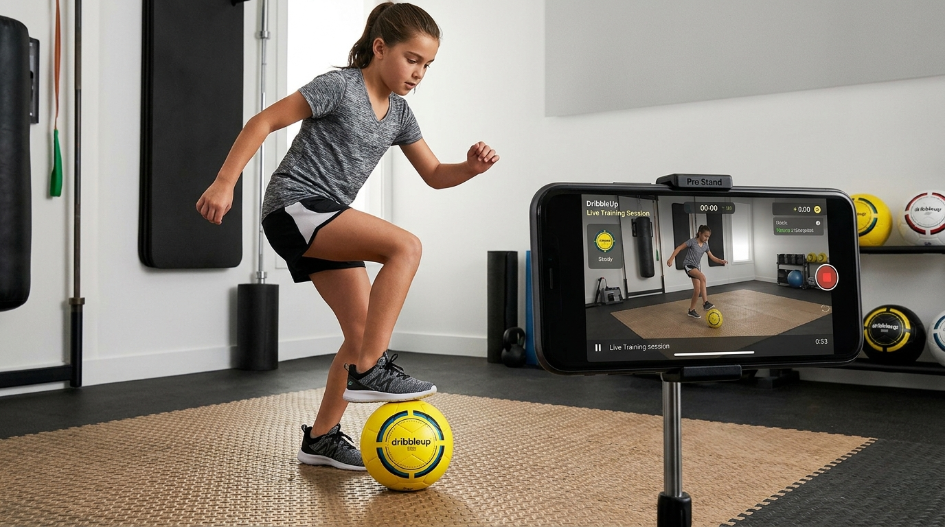 dribble up soccer ball