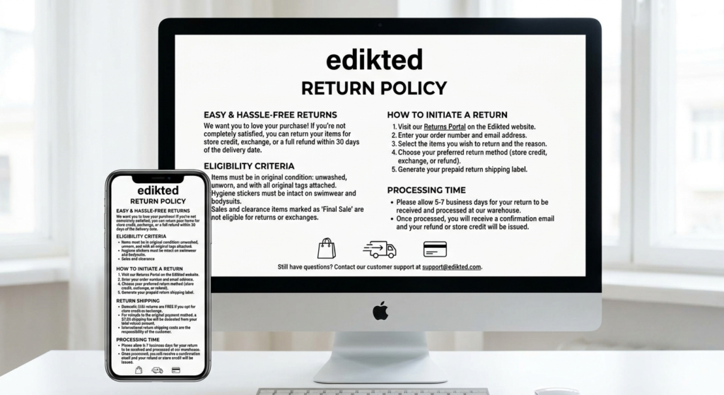 edikted return policy
