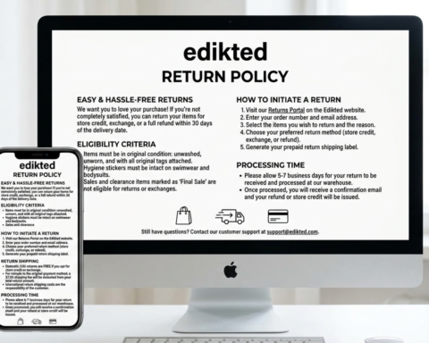 edikted return policy