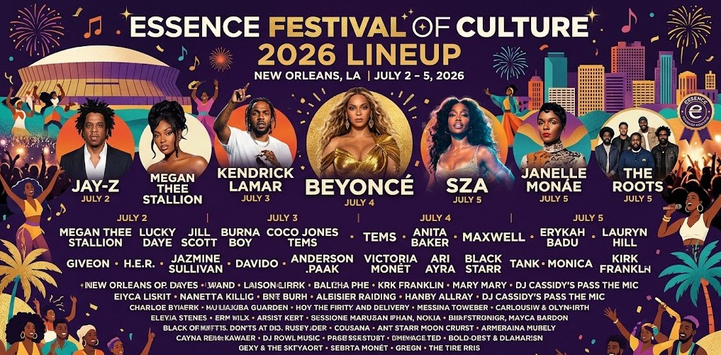 essence festival 2026 lineup