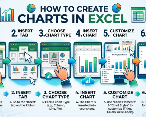 how to create charts in excel