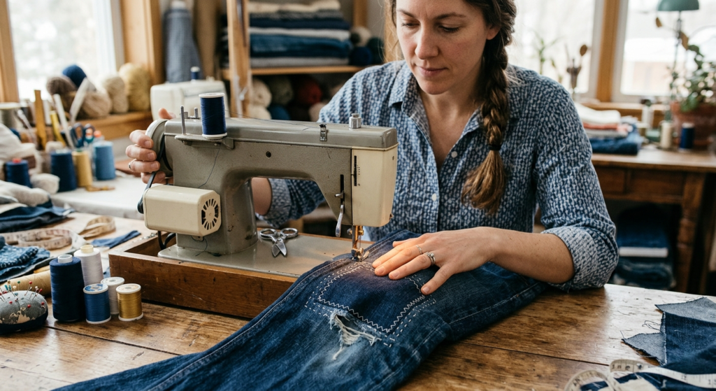 how to patch jeans