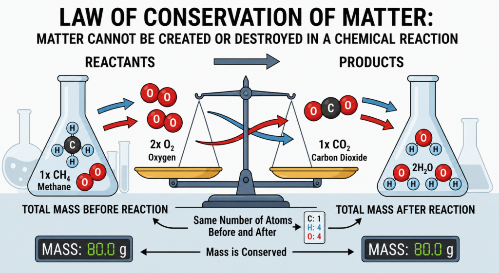 law of conservation of matter