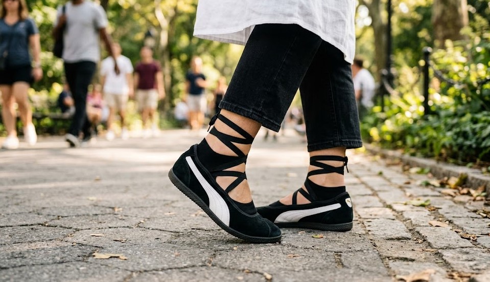 puma ballet flats