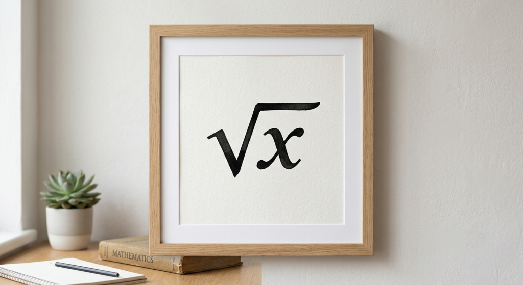 square root symbol